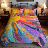 サンシャイン 3ピース キルティング ベッドセット NCU0VT40